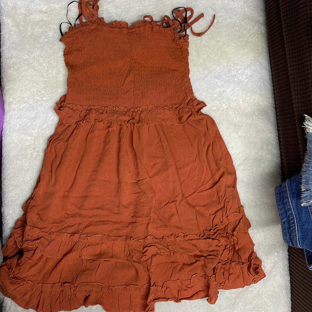 Flowy smocked dress